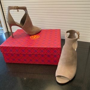 Tory Burch Ashton Suede Bootie Sandal